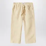 [Il Gufo] Beige linen trousers 10 Y Beige