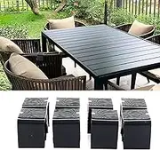 8Pcs Outdoor Patio Furniture Clips, Rattan Furniture Fasteners Clip Sectional Couch Sofa Funiture Clips, Connect Sectional Module Outdoor Couch Patio Furniture (4.3cm/1.7in