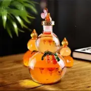 Unique Gourd Shaped Whiskey Decanter - Lead-Free Glass Barware, 1000ML/1500ML
