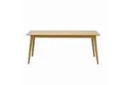 6IXTY Convair Scandinavian Oak Rectangular Dining Table - 180cm