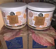 (2) Bath & Body Works "PUMPKIN SNICKER DOODLE" 3 Wick Candles~Brand New