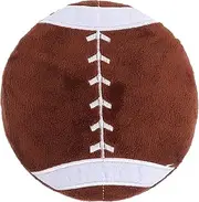 Mipcase 1Pc Rugby Shaped Flying Plate for Dogs Interactive Plush Fetch Disc Lightweight Durable Design for Outdoor Play Strengthening Pet