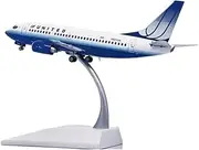 Pre-Built Model Aircraft 15CM Accurate Scale Model Airplane Replica 1/200 for United Airlines for Boeing 737-500 N927UA Metal Aircraft Miniature Airplane Model