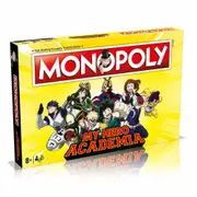 Monopoly My Hero Academia Edition Classic Tabletop Family/Party Board Game 8+