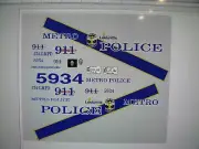 Louisville Kentucky Police Patrol Vehicle Decals 1:64 two for one money