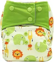 AIO Reusable Washable Cloth Diaper Nappy Charcoal Bamboo Insert Overnight (A25)