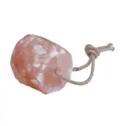 Animal Livestock Himalayan Pink Salt Lick Rock With Hanging Rope