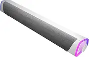 Wired Soundbar for Computer Tablet Compact Stereo Speaker with Dual Full Range Speakers for HiFi Audio Space Saving Design for Home Office Gaming