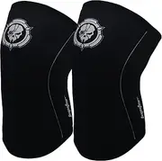 Knee Sleeves (1 Pair), 7mm Compression Knee Braces for Squats,Weightlifting,Powerlifting,Cross Training for Men & Women（Large）