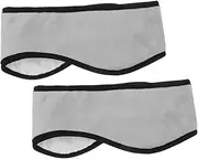 2pcs Sleep Earmuffs Sleeping Ear Covers Winter Ear Cover Sound Soundproof Warmer Adjustable Warm Noise Earmuff Headband Grey Cotton