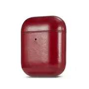 Leather Crazy Horse Texture Earphone Protective Case for Apple AirPods2