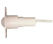 Roller Ball Actuated Plunger Switch, SPDT Open/Closed, Flanged, w/ Leads - 10 Pa