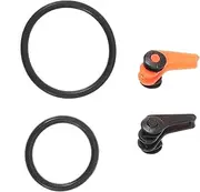 1Set Fishing Bait Hooks with Rubber Rings Wear Resistant Lure Fixed Hooks for Training Rods Convenient Fishing Accessory Tool for Outdoor Fishing