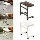 End Table Practical Industrial Side Table for Bedroom Farmhouse Small Space