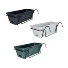 Window Box Planter Balcony Planter for Railing Hanging Planter Fence Potted