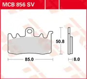 TRW Lucas Sintered lining MCB856SV