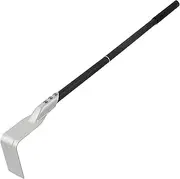 Pizza Oven Ash Rake - Long Handle Scraper Tool for BBQ Charcoal Grill | Heavy Duty Rush Scoop for Pizza Oven, Kettle Grill, Charcoal Management, Cleaning Accessories for Outdoor Cooking Enthusiasts