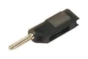 CONN, Banana PLUG, 30A, 60V, BLACK, Banana Test Connectors 935981001