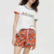 NEW PETER ALEXANDER WOMENS SUPER MARIO MARIOKART TOP + SHORTS SET $119.90 L