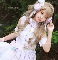 在飛比找Yahoo!奇摩拍賣優惠-新款推薦  COSPLAY假髮 造型卷發love live白