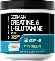 Fitness Labs Creatine And L-Glutamine, 500 Grams