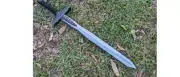 Larp foam fantasy dark Knight sword