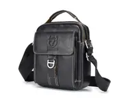 B30 Vertical PU Single Shoulder Crossbody Bag Multi-functional Small Bag for Men