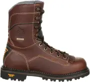 Georgia Boot Men's Amp Lt Low Heel Logger Industrial 8, Brown