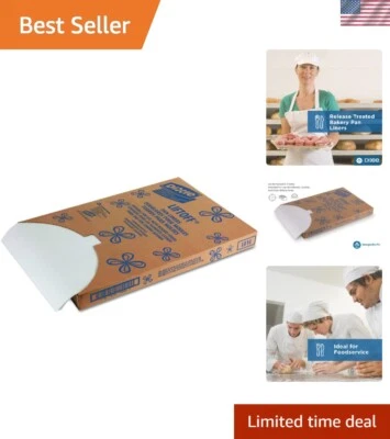 Dixie Grease-Proof Non-Stick Pan Liners - 1000 Count for Effortless Baking