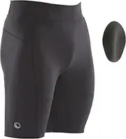 [LESTE] 3D Cover Pad Leggings Skinwrap PRO 5 Simple Logo Half Length 18" L Mens Premium Compression Sports Short Tights Pants