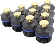 Outanaya Micro Sprinkler Nozzles 10pcs Adjustable Spray Nozzle for Automatic Watering Saving in Large Areas