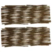 2 Pcs Wooden Hedge Decorative Lattice Screen Panel Fence Decorations Outdoor