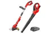 TOPEX 20V Cordless Blower and Grass Trimmer Combo Kit w/ Battery