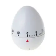 Egg Shape 60 Mechanical Timer Countdown Alarm Kitchen Cooking Reminder To