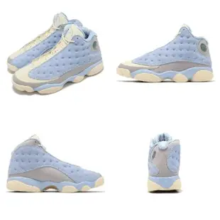 【NIKE 耐吉】休閒鞋 Air Jordan 13 Retro SP 男鞋 藍 米白 AJ13 高筒 復刻 麂皮(DX5763-100)