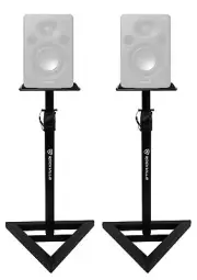 (2) Rockville Adjustable Studio Monitor Speaker Stands For Alesis M1 Active MK3