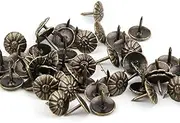 100pcs Antique Bronze Upholstery Nail Wood Decorative Tack Stud for Home Furniture Decor (Size:Type7-green Bronze)