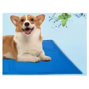 Pet Dog Sleeping Bed Cooling Gel Non-Toxic Mat Self Cooling Cushion Pad S/M/L