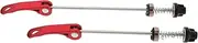 KICHOUSE Mountain Road Bike Wheel Hub Bearings Quick Release Axle Skewer Set Clip Bolt Lever Red Pair