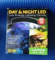 Exo- Terra Day/Night Reptile LED Low Energy Lighting Device, 3W, Large