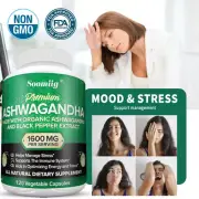ASHWAGANDHA 1600 MG - Supports the immune system and helps optimize energy