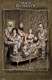 DUCK DYNASTY POSTER ~ FAMILY FIRST 22x34 TV Robertson Phil Willie Silas Jase