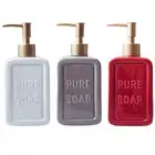 Refillable Hand Soap Dispenser with Pump Reusable Portable Container Lotion Pump