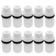 White Sandblaster Nozzles 10Pcs Replacement Tips for Sandblasting Machine