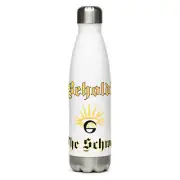 "Behold the Schwa" Stainless steel water bottle Linguistics Phonology Vowels ə
