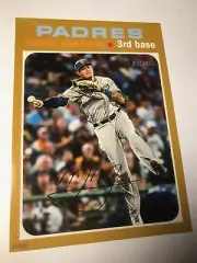 2020 Topps Heritage Action Image Jumbo 5x7 Manny Machado Padres 308 05/10