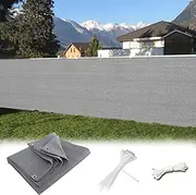 Balcony Privacy Protective Screens, Fence Screen,Garden Privacy Screen,Heavy Duty Fencing Mesh Shade Net Cover for Yard Wall Outdoor Backyard Patio with Rope and Cable Ties