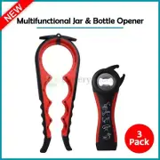 3X Anti-slip Bottle Cap Jar Opener Jar Can Lid Grip Opener Arthritis Weak Hands