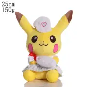 New Pokemn Pikachu Cosplay E Cartoon Cute Anime Figure Stuffed Plush Dolls