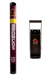 Brisbane Broncos NRL Dispenser + Can Crusher Combo